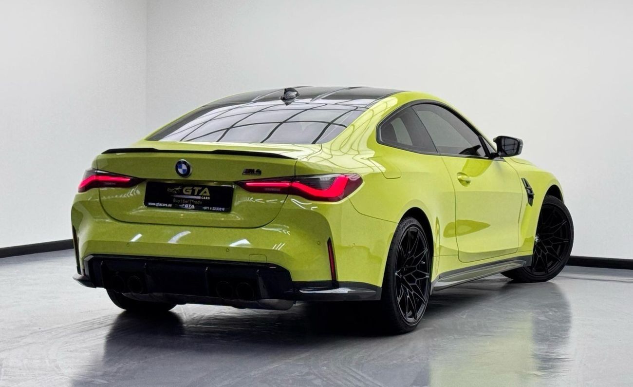 بي أم دبليو M4 Competition 3.0L 2021 BMW M4 Competition, Warranty, Carbon Fiber Package, Very Low Kms