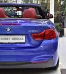 BMW 420i EXCELLENT DEAL for our BMW 420i M-Kit Convertible ( 2019 Model ) in Blue Color GCC Specs