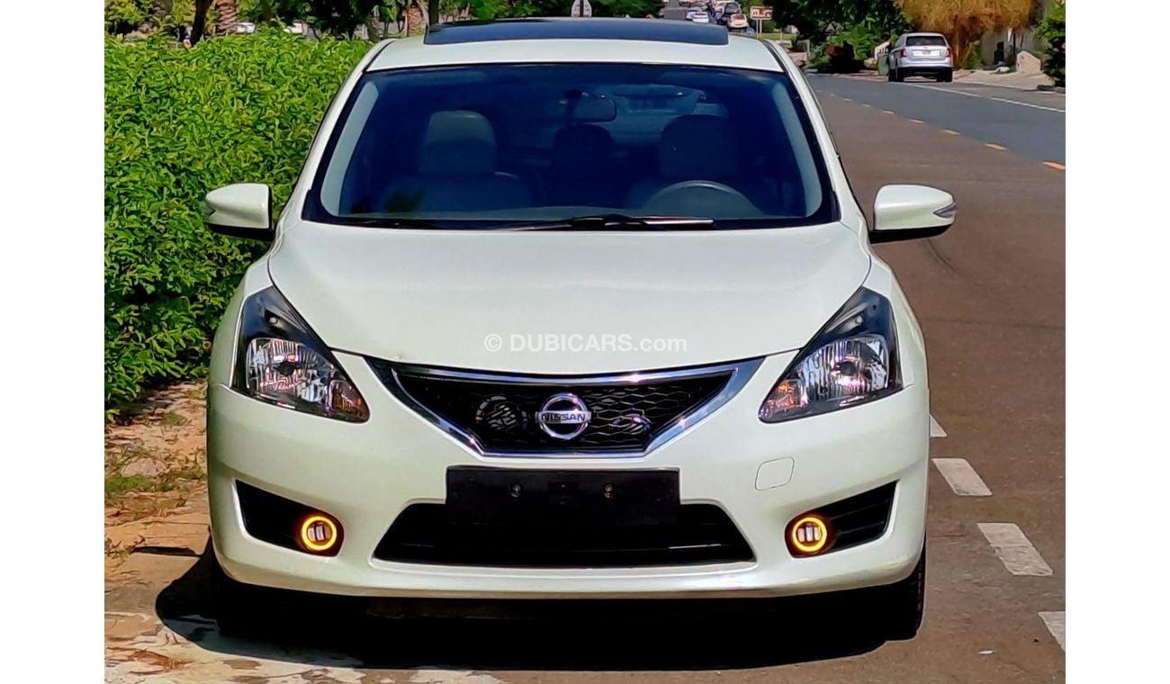 Nissan Tiida SL Plus 470/-Monthly l GCC l Sunroof, Leather, Cruise l Accident Free
