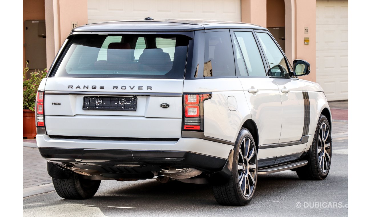 Land Rover Range Rover Vogue HSE 2015 GCC under Warranty with Zero Down-Payment.