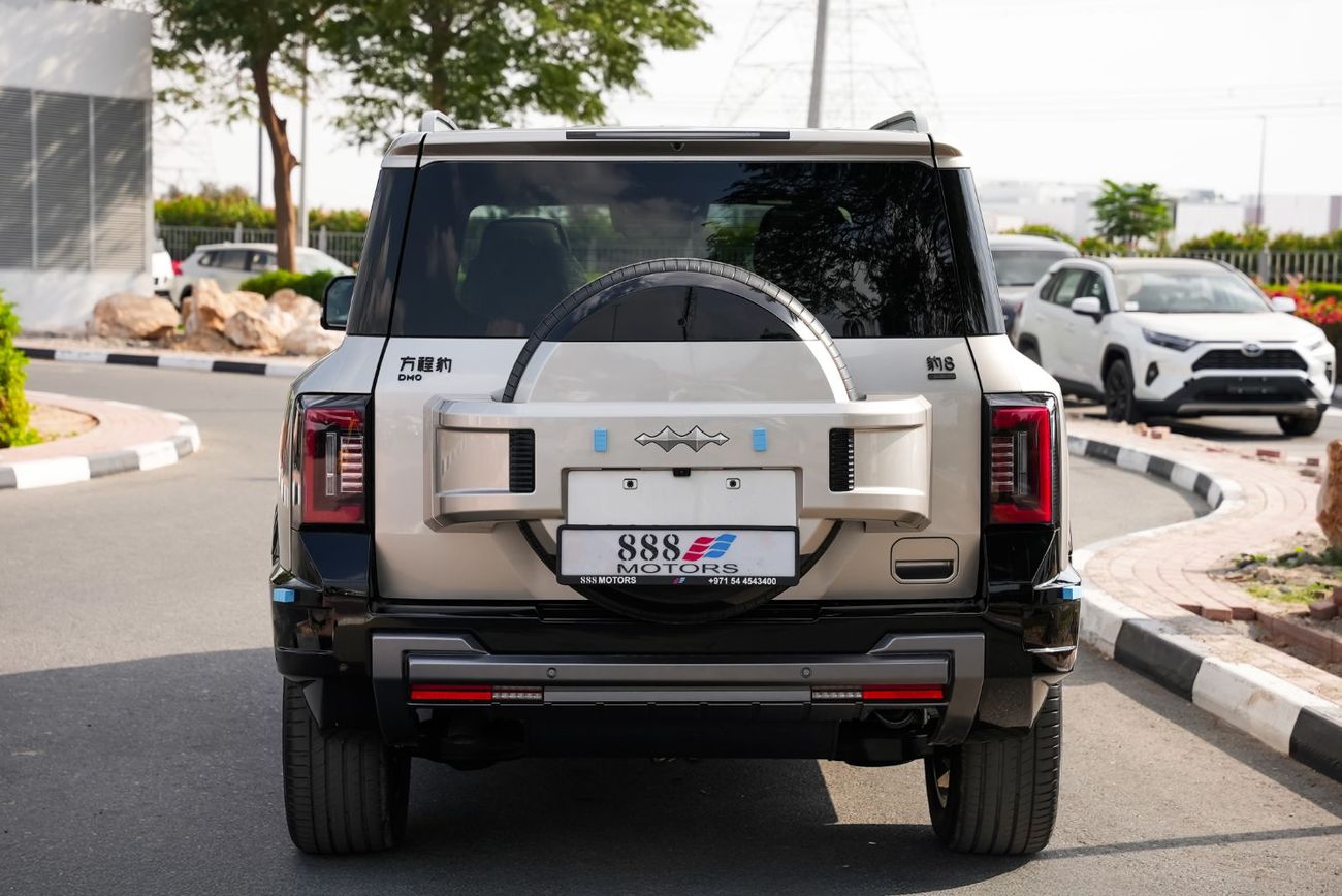 بي واي دي ليوبارد 8 2025 Leopard 8  NEW Flagship 5-seates AWD Gold in White 0Km