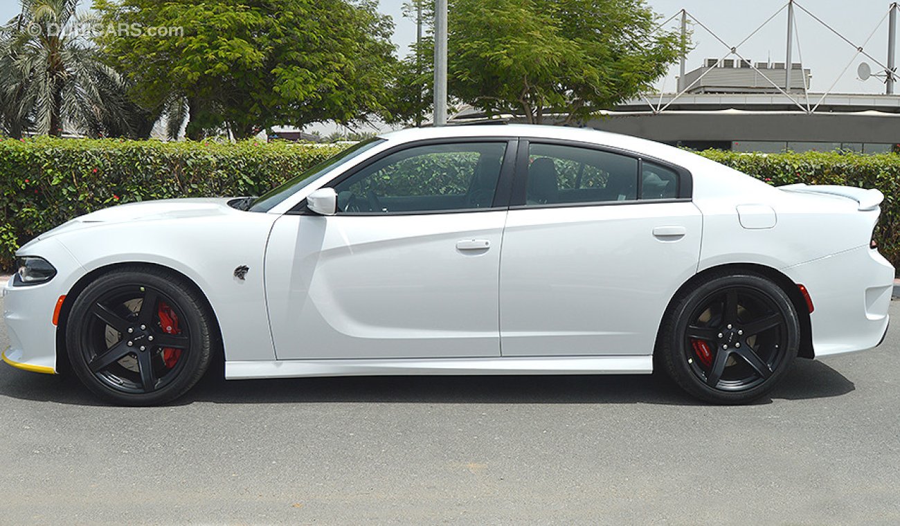 Dodge Charger Hellcat 2018, V8 6.2L 0km, GCC Specs with 3 Years or 100K km Warranty