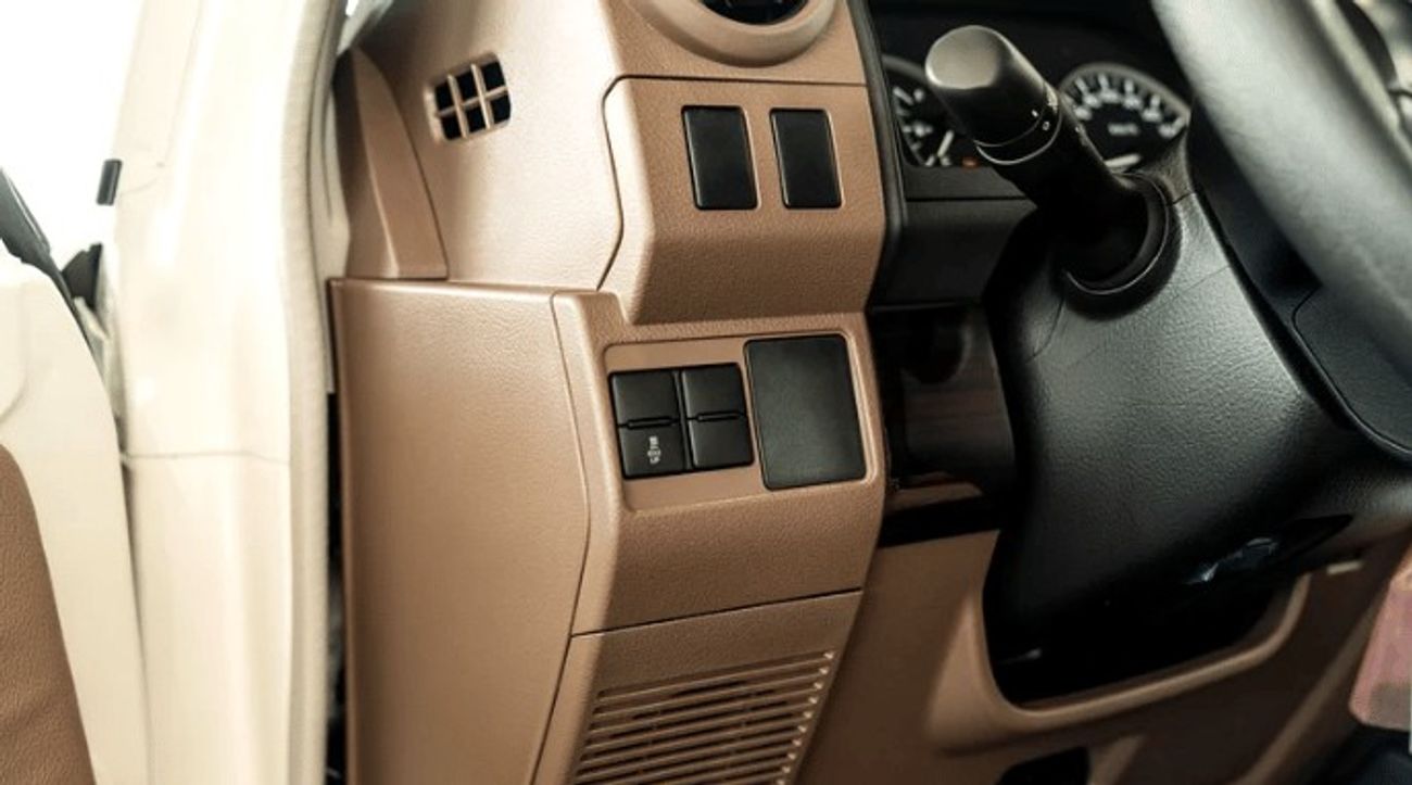 تويوتا لاند كروزر ECTMKC001 – 2025 Toyota LC78 3 Doors Hardtop – 2.8L Diesel Manual – White  with Tan Interior