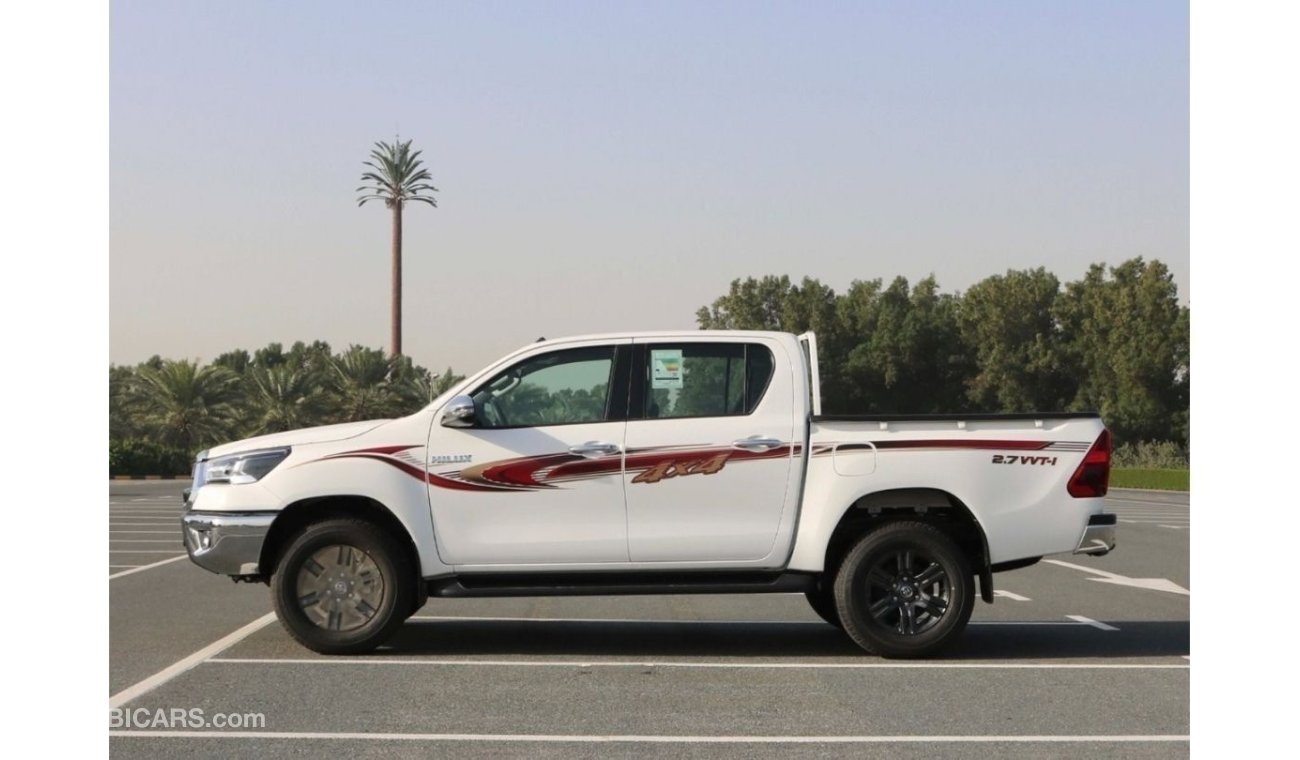 تويوتا هيلوكس GLX 2021 | FULL OPTION 2.7L 4X4 D/C M/T FABRIC SEATS - WITH GCC SPECS - EXPORT