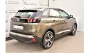 Peugeot 3008 GCC AGENCY WARRANTY UP TO 2024 OR 100,000KM 1.6L ALLURE 2019