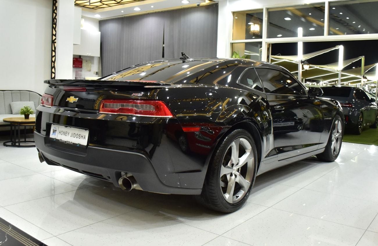 Chevrolet Camaro EXCELLENT DEAL for our Chevrolet Camaro RS ( 2014 Model ) in Black Color GCC Specs