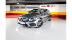 Mercedes-Benz C200 SOLD ||| Mercedes Benz C200 AMG 2017 GCC under Agency Warranty with Flexible Down-Payment