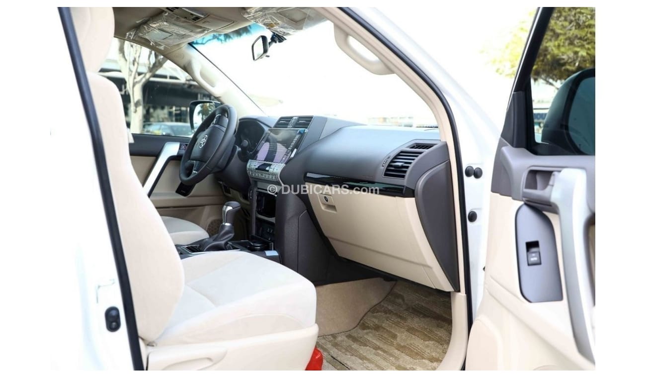 تويوتا برادو 2023 Toyota Prado 4.0 GXR DR P CB SR AT - Pearl White inside beige