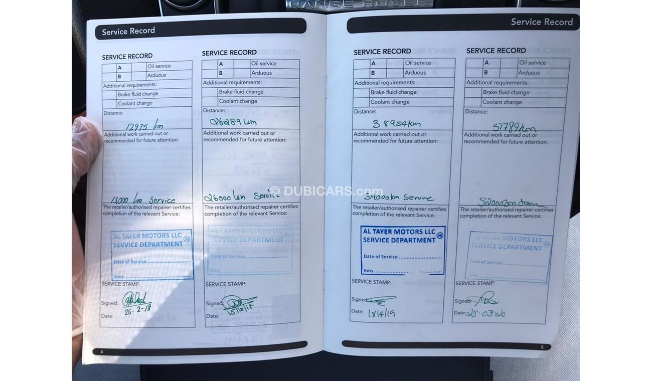 Land Rover Range Rover Sport V6 WITH WARRANTY AND SERVICE PACKAGE TILL 2022