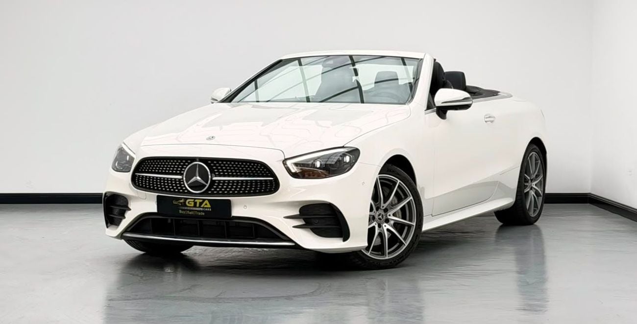مرسيدس بنز E 450 STD 2021 Mercedes-Benz E450 Cabriolet, 1 Year Unlimited Km Warranty, Excellent Condition