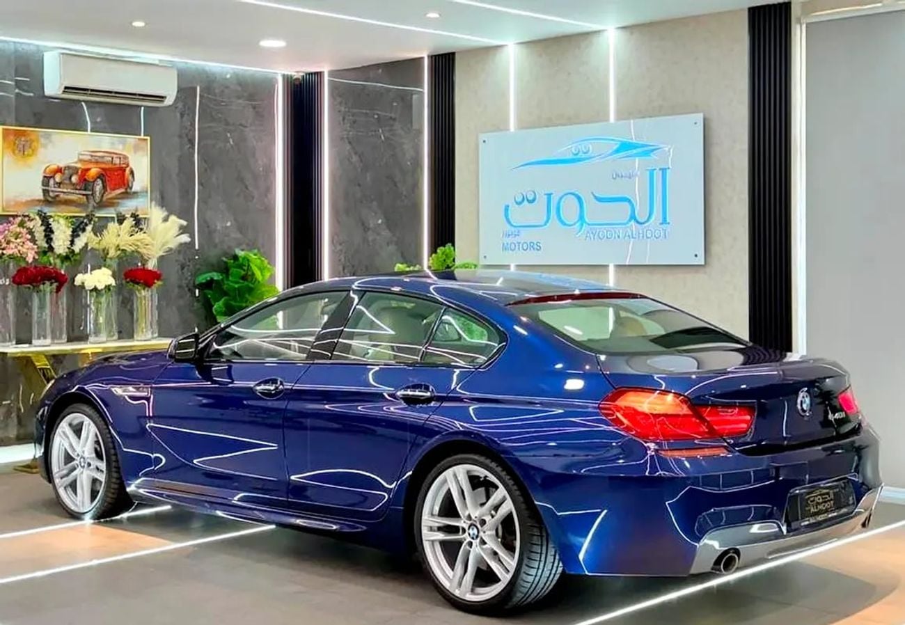 بي أم دبليو 640i STD LOVELY PEPSI COLOR 640i V6 || RADAR || GRAND COUPE || LOW MILEAGE