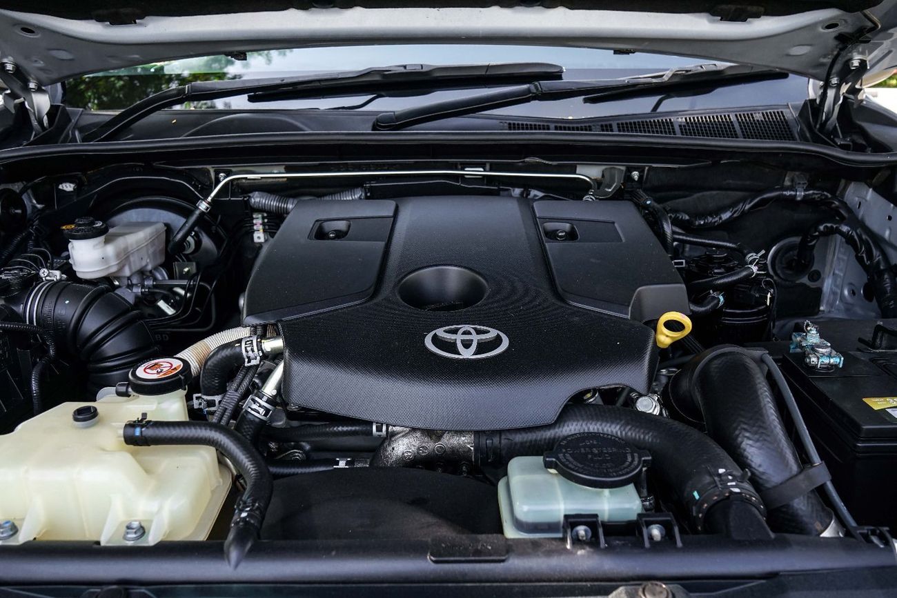 تويوتا فورتونر The Toyota Fortuner is a mid-size, seven-seater SUV known for its robust, off-road capability and is