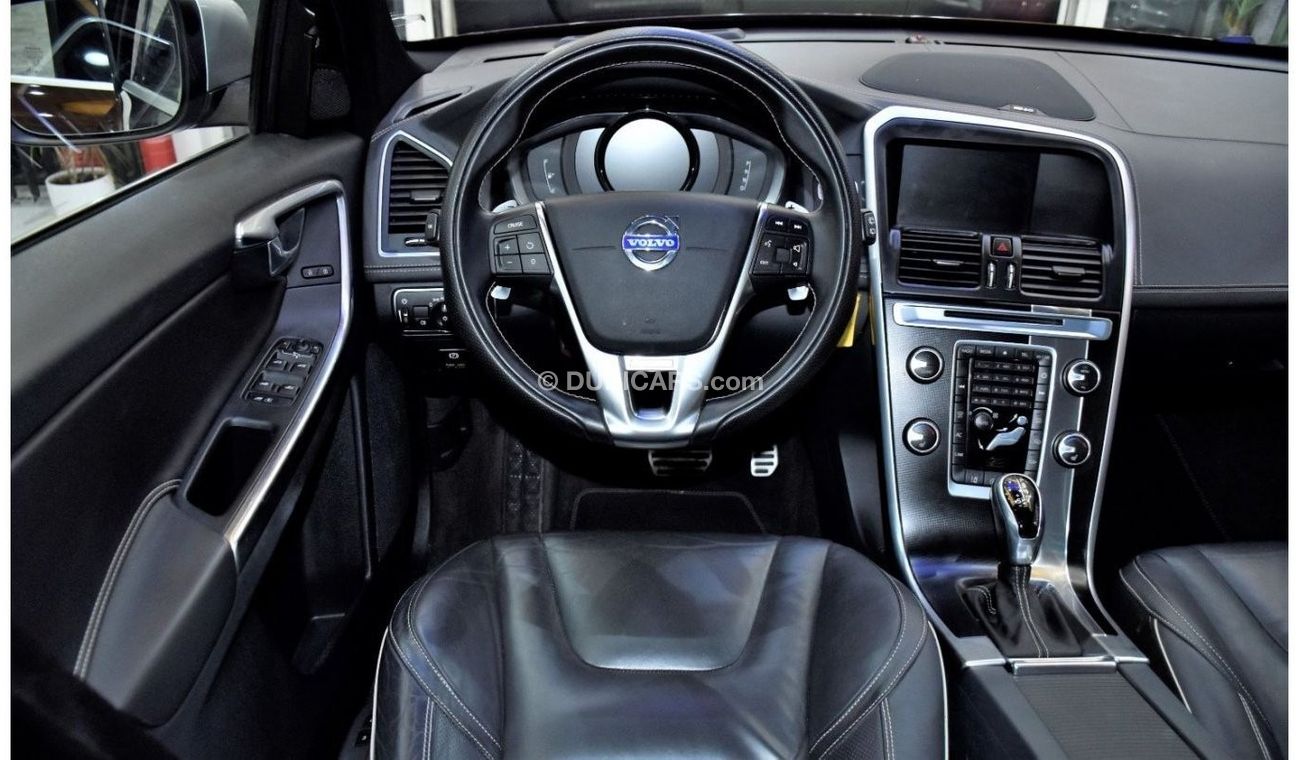 فولفو XC 60 EXCELLENT DEAL for our Volvo XC60 T5 R-Design ( 2014 Model ) in Brown Color GCC Specs