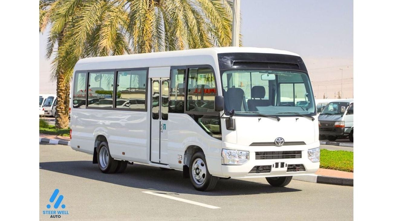 Toyota Coaster 2024 23 Seater Bus - 4.2L RWD - with 3 Years Warranty - MT DSL - Book Now!