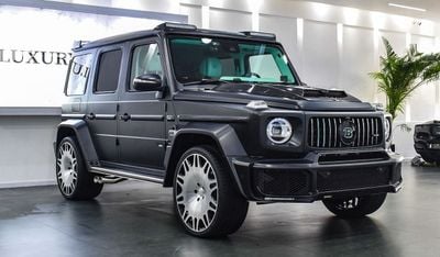 Mercedes-Benz G 63 AMG MERCEDES-BENZ G-63 2020 FULL CARBON.SATIN BLACK EXTERIOR, TIFFANY BLUE INTERIOR. IN EXCELLENT CONDIT