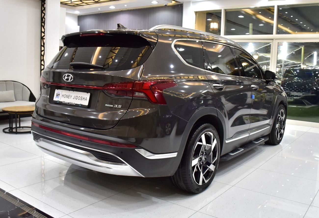 هيونداي سانتا في EXCELLENT DEAL for our Hyundai SantaFe 3.5L ( 2023 Model ) in Grey / Brown Color GCC Specs