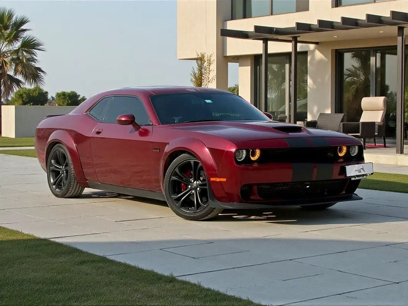 Dodge Challenger !! EID SALE !! 1 YEAR FREE WARRANTY !!  AED 1,050 P.M | 0% DOWN PAYMENT | DODGE CHALLENGER R/T | 202