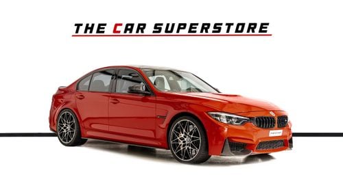 BMW M3 Competition 3.0L Rosso Corsa BMW Individual Color-Carbon Ceramic Brakes-Gold Brake Calipers