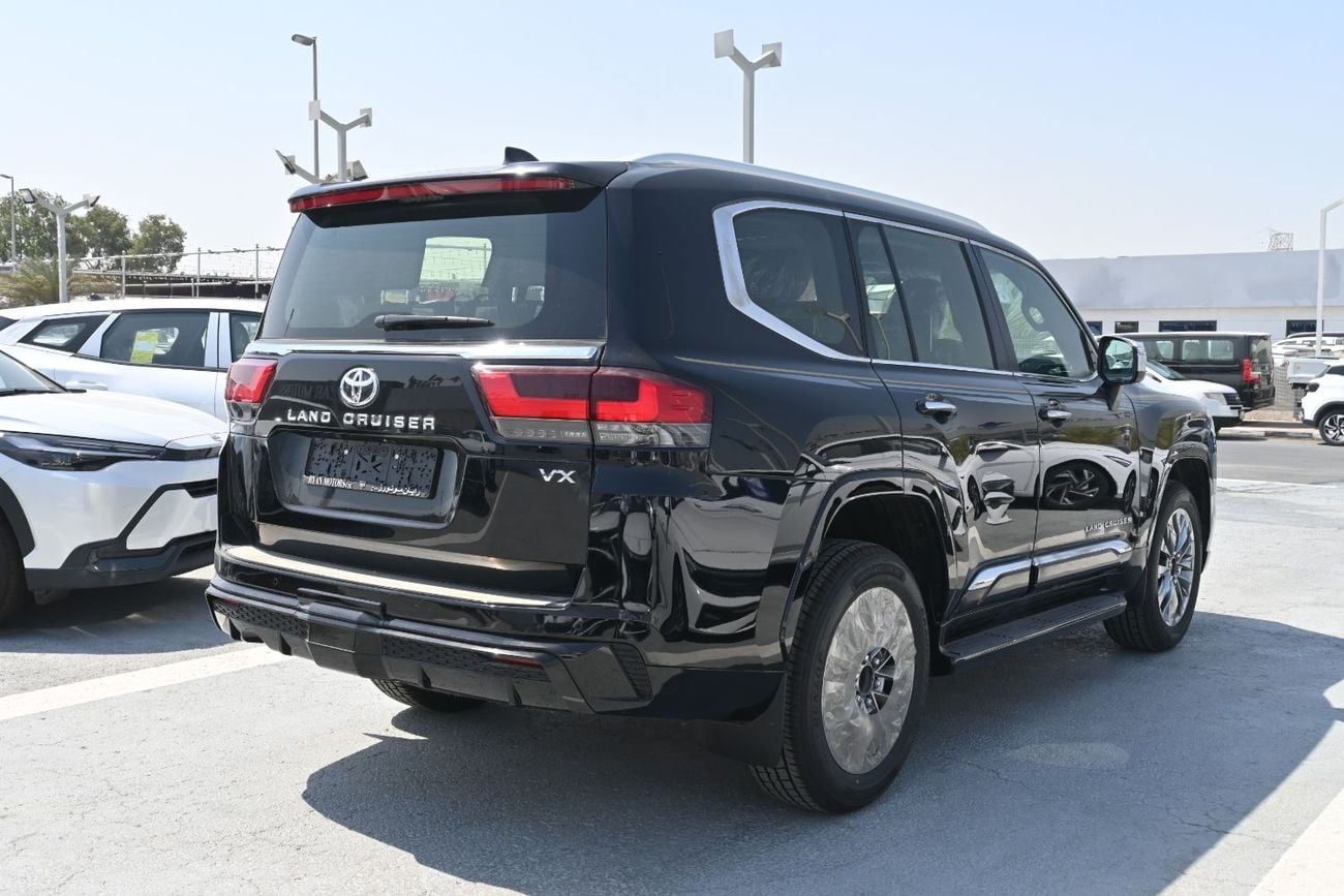 تويوتا لاند كروزر VX 4.0L V6, 4WD, Color Black inside Black, Model 2026