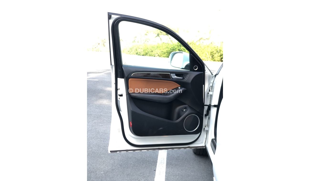 أودي Q5 موديل 2014 خليجي حاله ممتازه جدا من الداخل والخارج فل مواصفات بانوراما ومثبت سرعه وتحكم كهربي كامل و