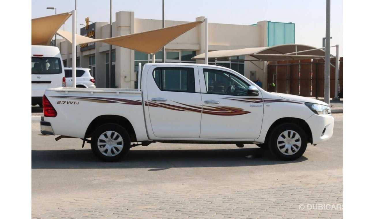 تويوتا هيلوكس 2018 | HILUX GL 4X2 DOUBLE CABIN WITH GCC SPECS AND EXCELLENT CONDITION