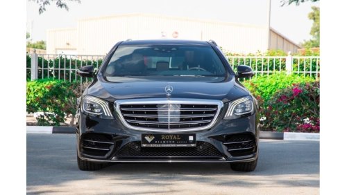 مرسيدس بنز S 450 Std Mercedes Benz S450 AMG kit GCC 2019 Under Warranty Free of Accident