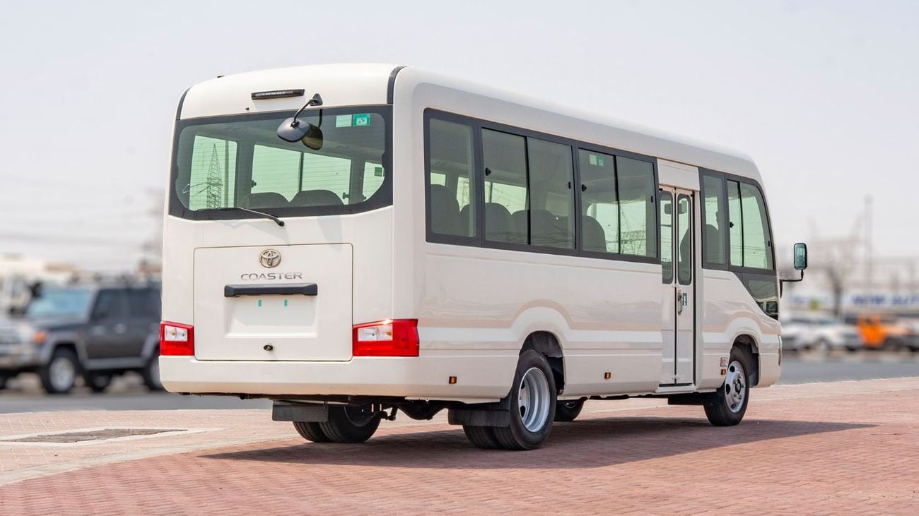 تويوتا كوستر 2026 Toyota Coaster 4.0L Diesel MT 22 seaters Electric doors with Fridge