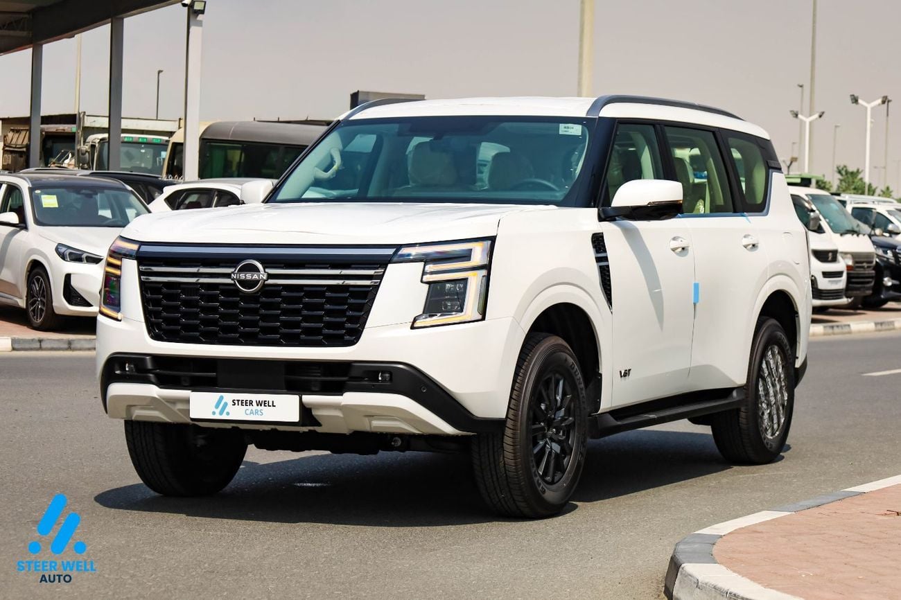 نيسان باترول LE T2 3.5L V6 AWD 9AT 2026 | 8-Seater | Power Tailgate | 18” Alloy Wheels | Full Safety