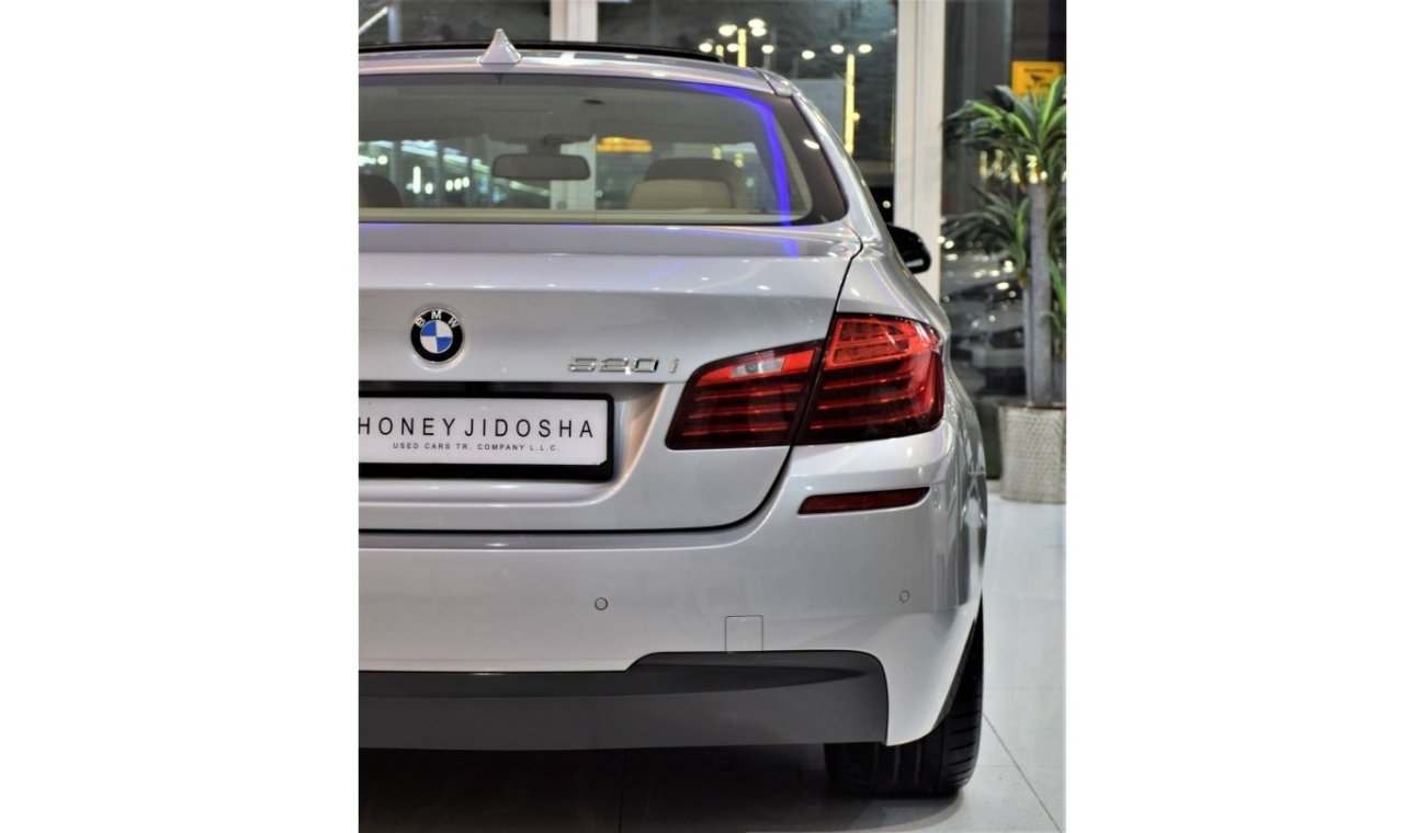 بي أم دبليو 520 AED 1,272 Per Month / 0% D.P | BMW 520i M-Kit 2015 Model!! in Silver Color! GCC Specs