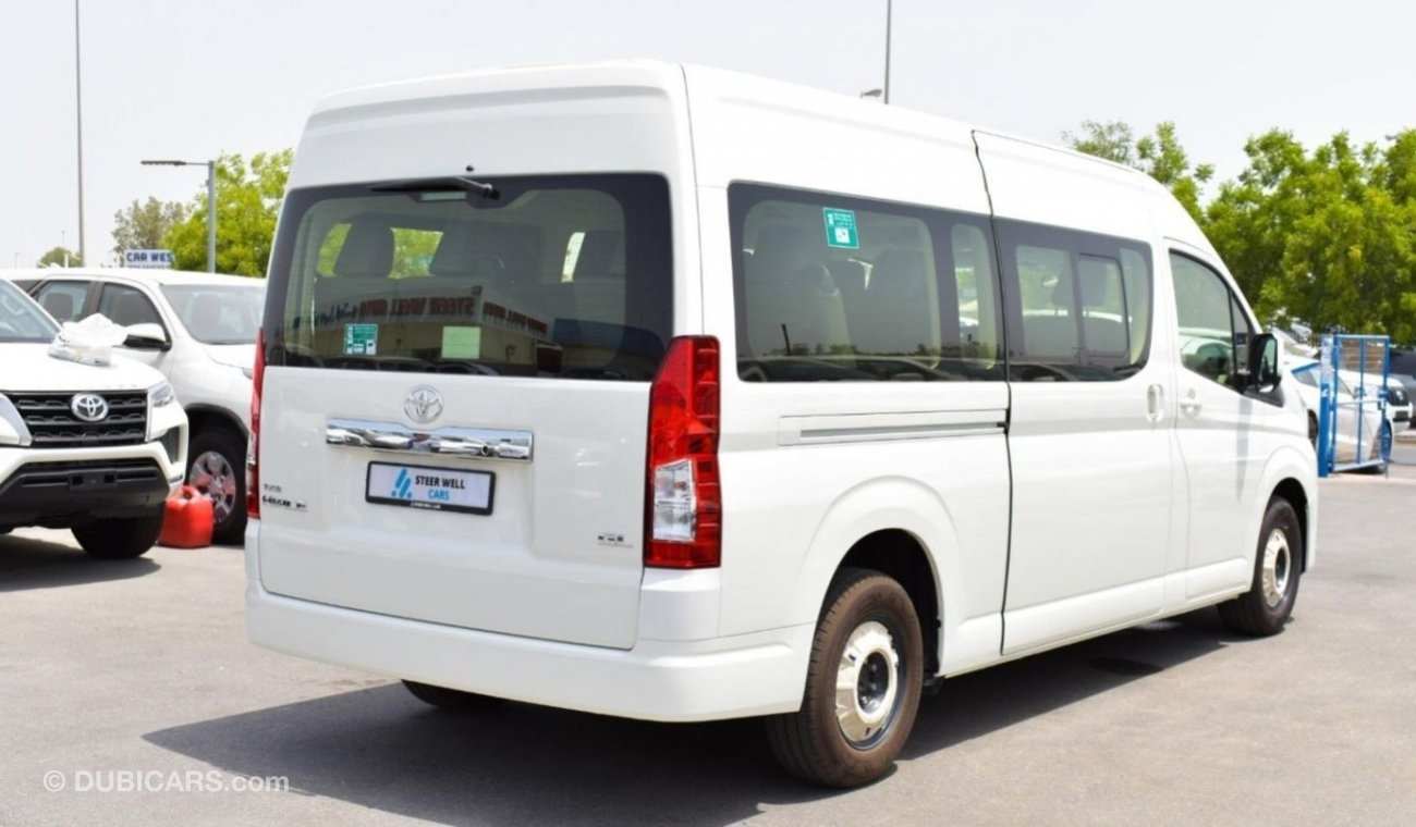 تويوتا هاياس GL هاي روف كوميتور GL هاي روف كوميتور 2022 | HIGH ROOF EXECUTIVE SEATER BUS GL V6 - GCC SPECS EXPORT