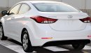 Hyundai Elantra Hyundai Elantra 2015 GCC 1.6 in excellent condition without accidents, very clean from inside and ou