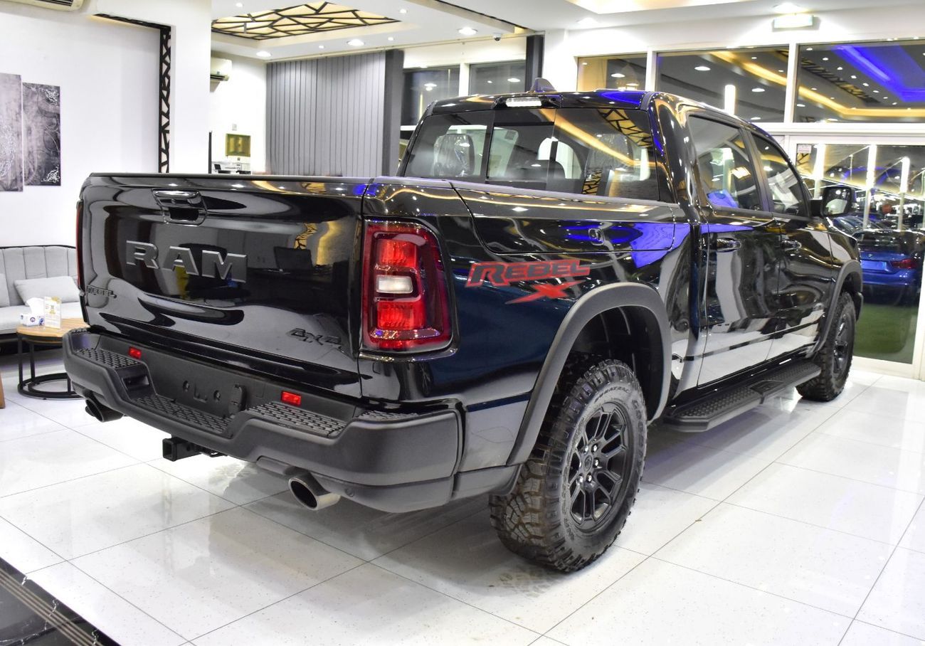 رام 1500 EXCELLENT DEAL for our Dodge Ram Rebel 4x4 ( 2025 Model ) in Black Color GCC Specs