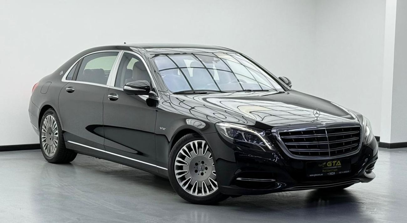 مرسيدس مايباخ s600 مايباخ 2016 Mercedes Maybach S600, Service History, Fully Loaded, Excellent Condition, GCC