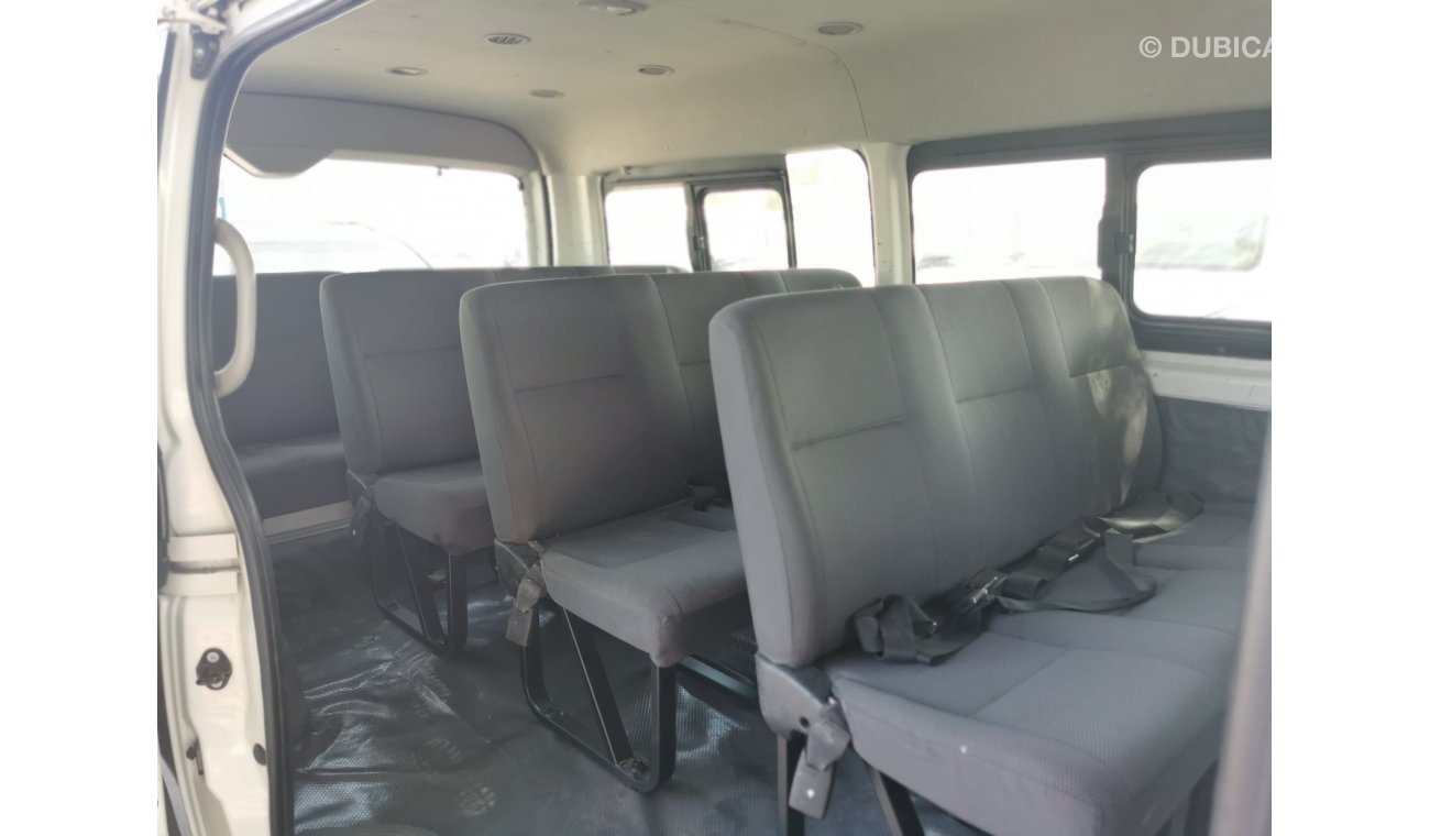 Toyota Hiace 2.7L, Petrol, M/T, AirBag, Power Lock, Power Window, 14 Seats. Front & Rear AC, LOT-728