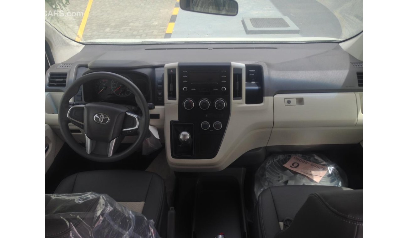 Toyota Hiace GL 2.8L Diesel, 16'' Alloy Rims, 13-Seater, Fabric Vinyl/Leather Seats