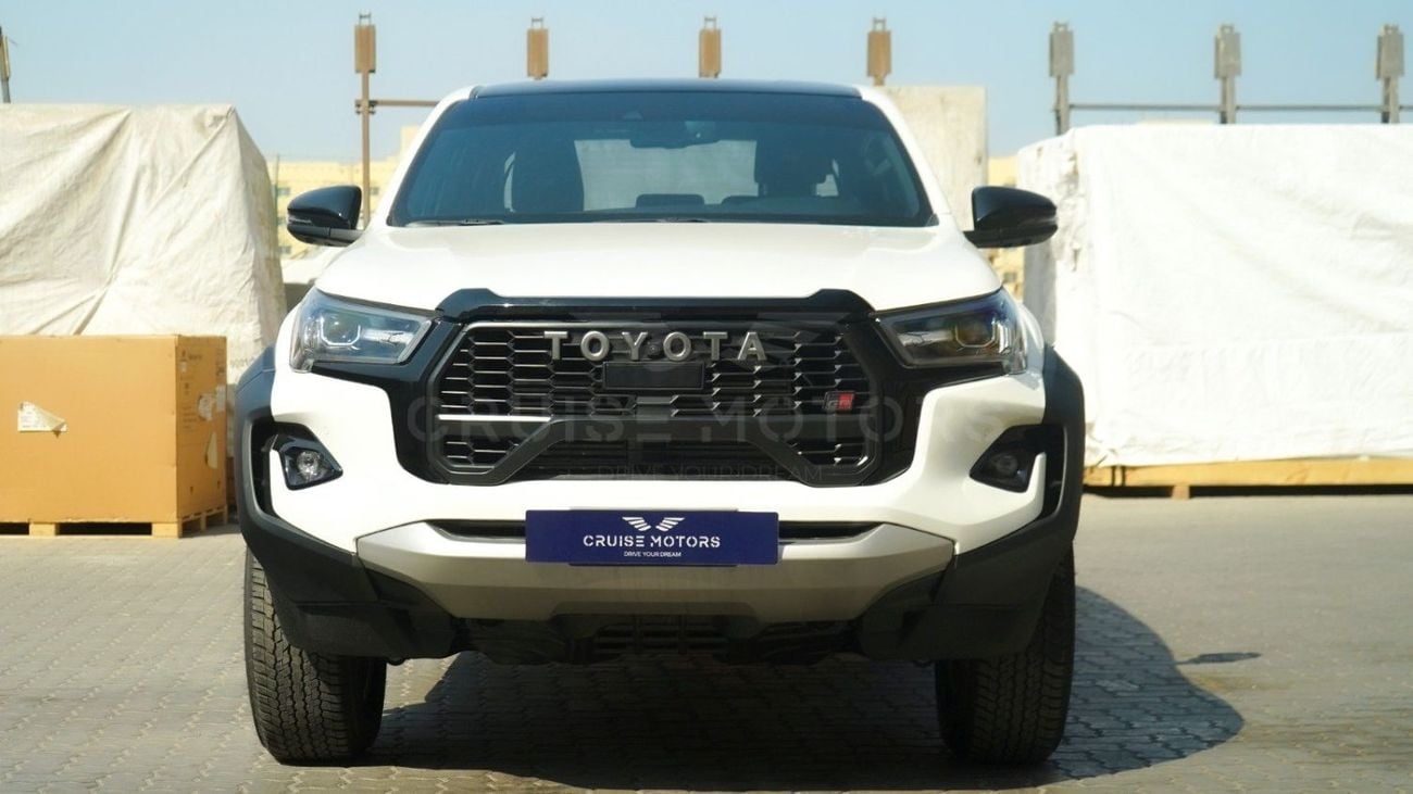 Toyota Hilux GR Sport 2.8L - Automatic . Diesel . Four Wheel Drive . 5 Seats . 4 Doors - White