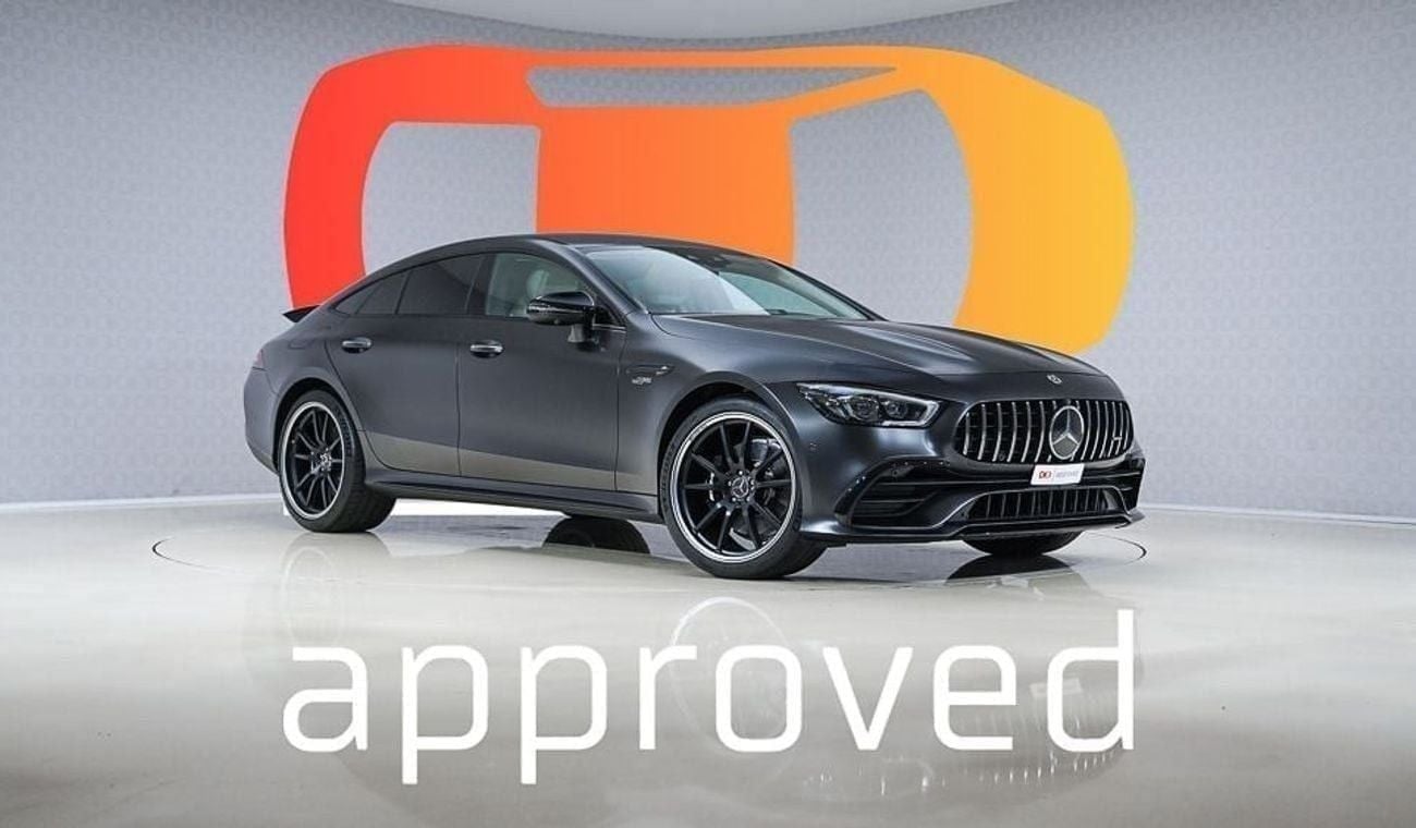 مرسيدس بنز ايه ام جي جي تي 53 AED 6,731 P/M - 2 YEARS WARRANTY - AMG GT 4-DOOR - GT53 4MATIC+