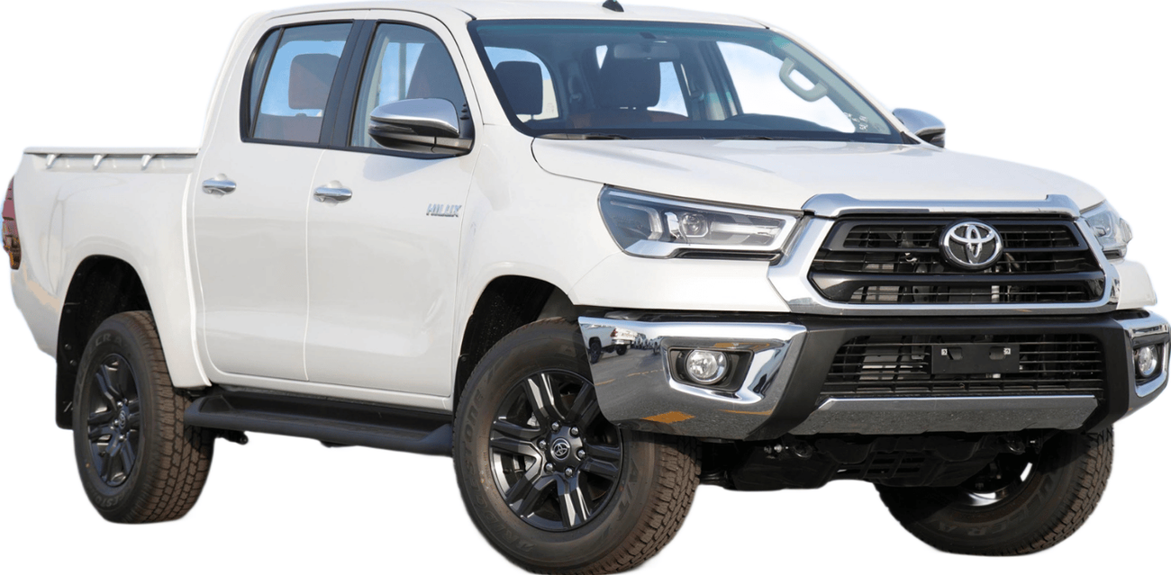 Toyota Hilux ECTP2M019 – 2025 Toyota Hilux Double Cab Pick Up GLX -  2.7L Petrol Auto – White with Red Interior –
