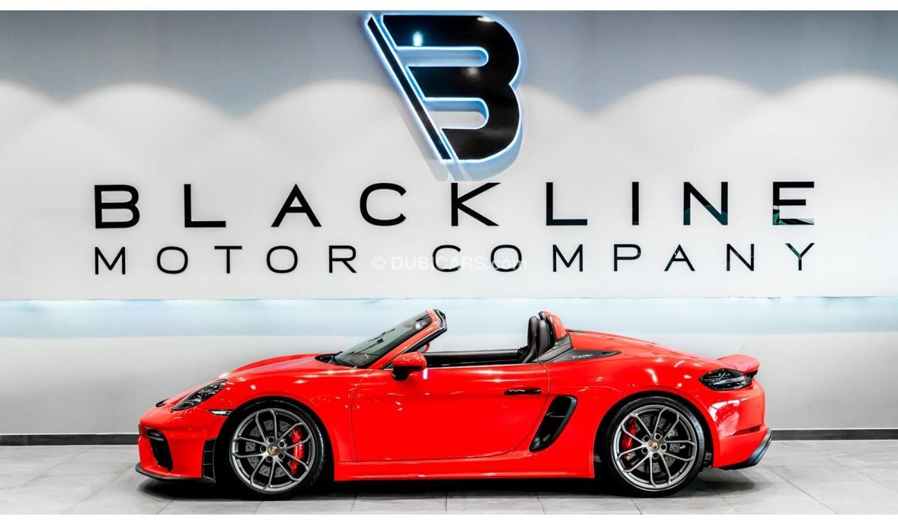 Porsche 718 Boxster 2020 Porsche 718 Spyder, Porsche Warranty + Service Contract, Low km, GCC