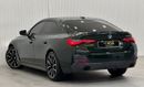 BMW 420i 2023 BMW 420i M-Kit Gran Coupe, Nov 2027 BMW Warranty + Service Pack, Low Kms, GCC