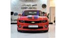 شيفروليه كامارو ONLY 88,000 KM!!! ORIGINAL PAINT ( صبغ وكاله ) Chevrolet Camaro SS 2013 Model!! in Red Color! GCC