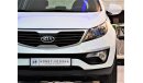 كيا سبورتيج ORIGINAL PAINT ( صبغ وكاله ) KIA Sportage 2014 Model! White Color! GCC Specs