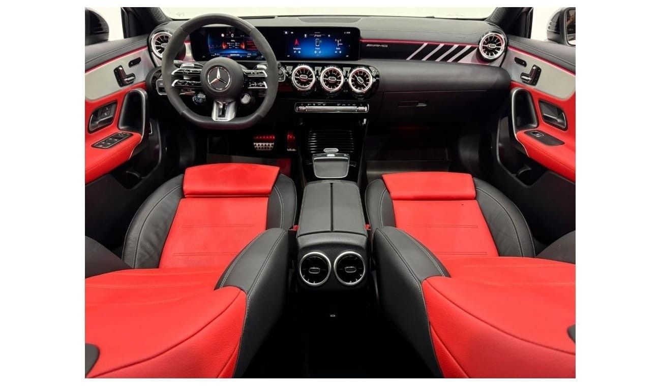 مرسيدس بنز A 35 AMG 2024 Mercedes A35 AMG Aerodynamic kit, Jan 2029 Mercedes Warranty, Excellent Condition, GCC
