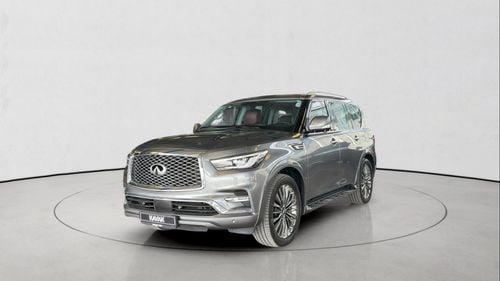 إنفينيتي QX80 5.6 8STR 4WD AUTO LUXE PROACTVE TOW | شامل الضمان | 0 ﺪﻔﻋﺓ ﺃﻮﻟﻯ