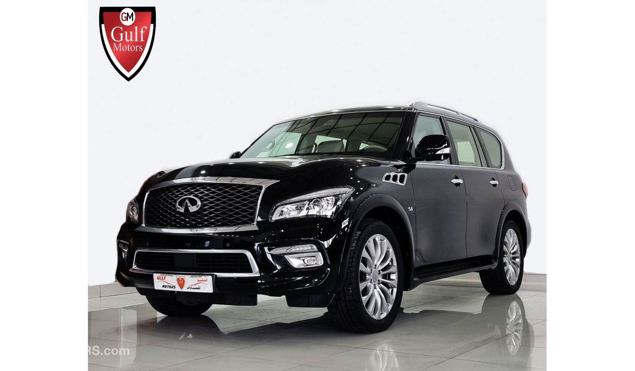 إنفينيتي QX80 2016-GCC-Full Option-Excellent Condition-Vat Inclusive-Bank Finance Available