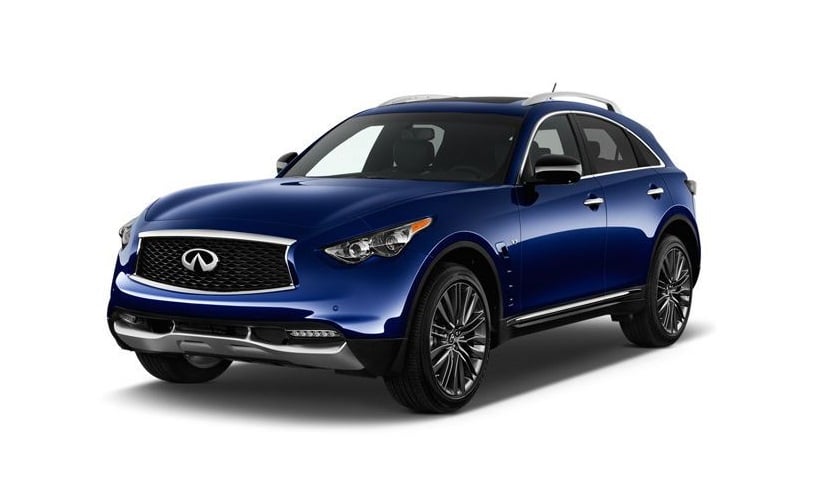 Infiniti QX70 cover - Front Left Angled
