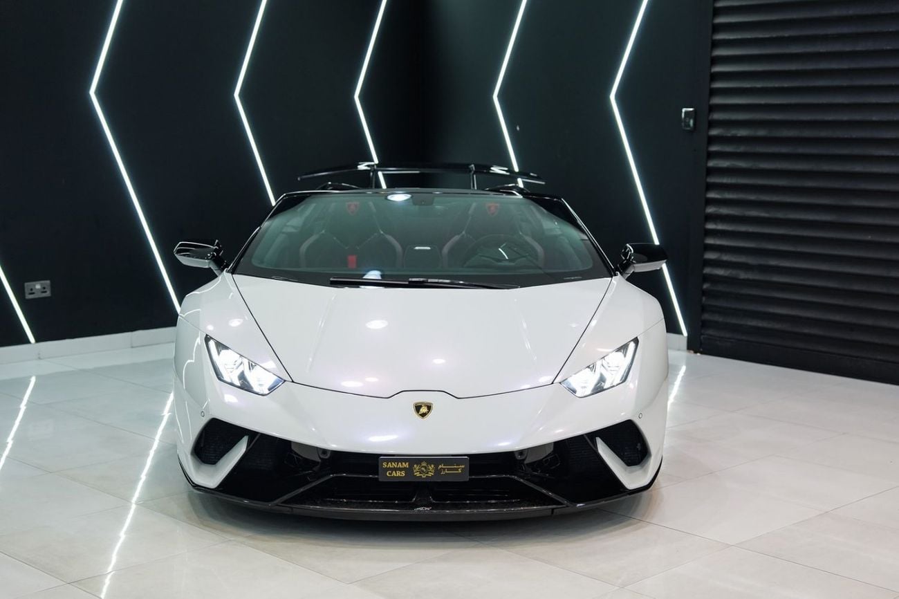لامبورغيني هوراكان 2018 Lamborghini Performante Spyder, ALA Aerodynamics, Lift System, Forged Composites, GCC Spec!!