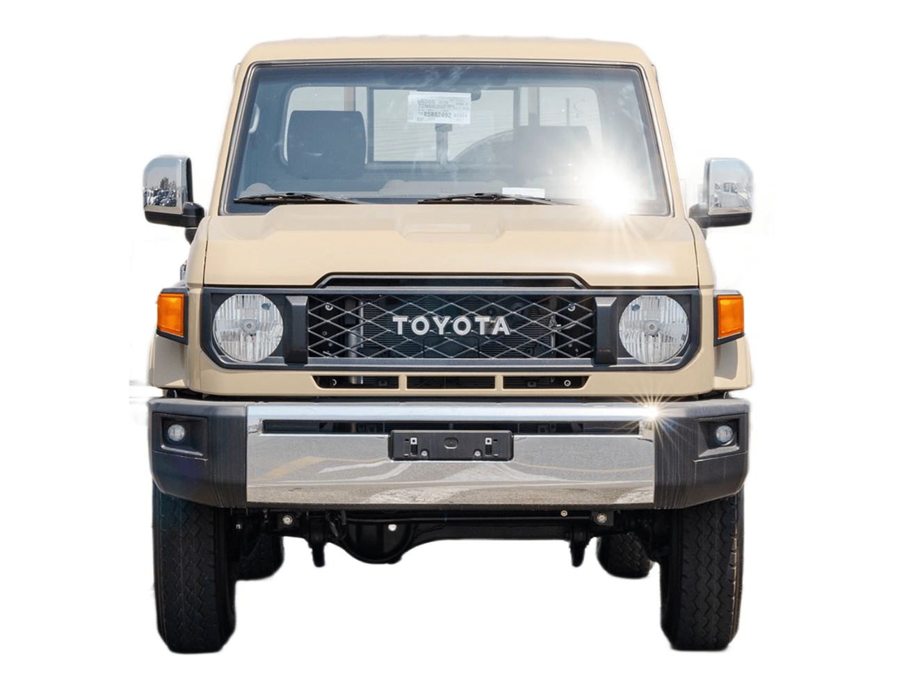 تويوتا لاند كروزر بيك آب ECT0106 - Toyota LC79 Single Cab Pick Up (GRJ79) - 4.0L Petrol Manual Mid Beige 2025