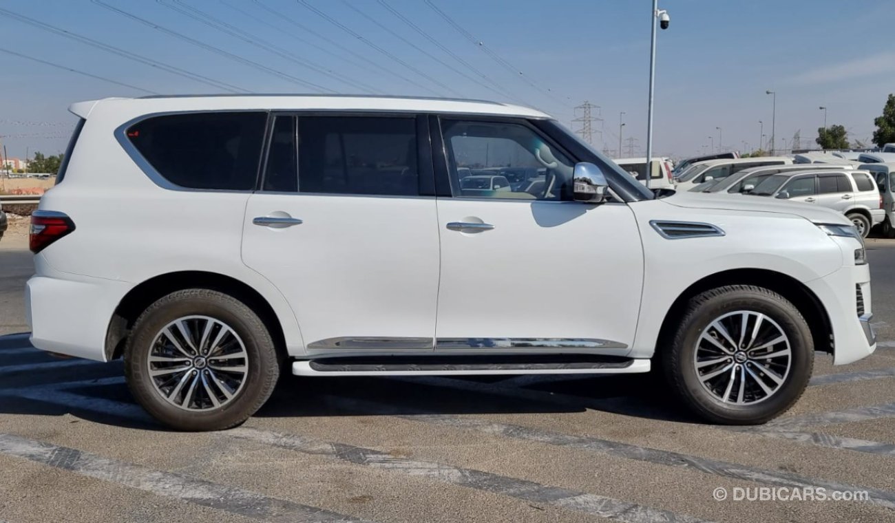 Nissan Patrol 5.6L Petrol, Platinum, Alloy Rims, DVD Camera, Leather Seats, 2021 Shape (LOT # NSP12)