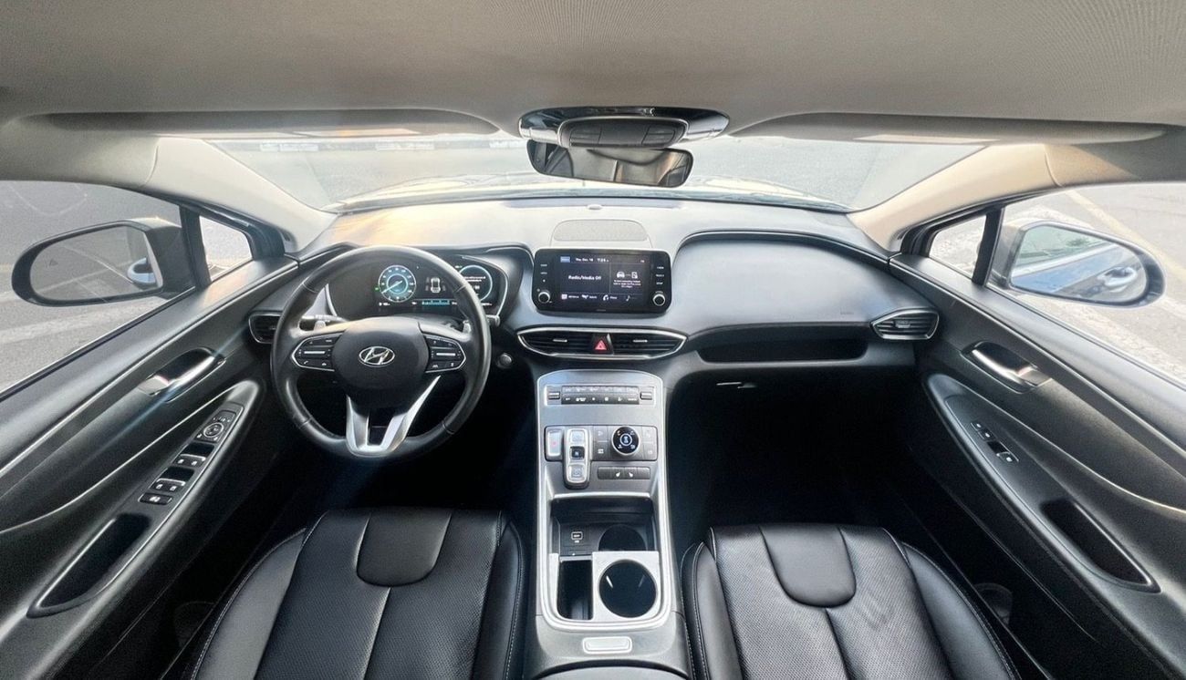 هيونداي سانتا في PREMIUM 2021 Hyundai Santafe FE Hybrid 1.6L V4 - AWD 4x4 -Push Strad - Auto Trunk - Leather Seat - Rear Came